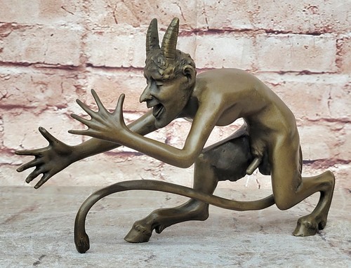 Bronze austrian erotic satyr - austrian,